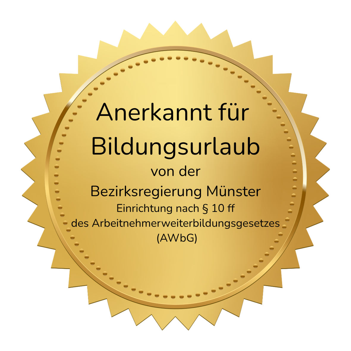 Anerkannt für Bildungsurlaub (1)